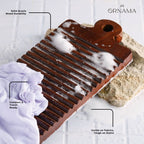 Anti Slip Wooden Washboard With Premium Acacia Wood